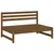 Produktbild 3 för Mittensoffa 2 st honungsbrun 120x80 cm massiv furu