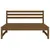 Produktbild 4 för Mittensoffa 2 st honungsbrun 120x80 cm massiv furu