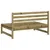 Produktbild 6 för Mittensoffor 2 st 120x80 cm impregnerad furu