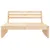Produktbild 3 för Mittensoffa 120x80 cm massiv furu