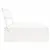 Produktbild 4 för Mittensoffa vit 120x80 cm massiv furu