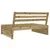 Produktbild 5 för Mittensoffa 120x80 cm impregnerad furu