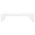 Produktbild 4 för Fotpall för trädgården vit 120x80 cm massiv furu