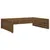 Produktbild 2 för Fotpall för trädgården honungsbrun 120x80 cm massiv furu
