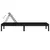 Produktbild 7 för Solsängar 2 st svart 199,5x60x74 cm massiv furu