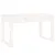 Produktbild 2 för Trädgårdsbänk vit 80x38x45 cm massiv furu