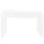 Produktbild 3 för Trädgårdsbänk vit 80x38x45 cm massiv furu