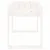 Produktbild 4 för Trädgårdsbänk vit 80x38x45 cm massiv furu