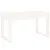 Produktbild 5 för Trädgårdsbänk vit 80x38x45 cm massiv furu
