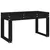 Produktbild 5 för Trädgårdsbänk svart 80x38x45 cm massiv furu