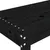Produktbild 6 för Trädgårdsbänk svart 80x38x45 cm massiv furu