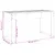 Produktbild 8 för Trädgårdsbänk svart 80x38x45 cm massiv furu