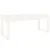 Produktbild 5 för Trädgårdsbänk vit 110x38x45 cm massiv furu