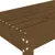 Produktbild 6 för Trädgårdsbänk honungsbrun 110x38x45 cm massiv furu