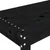Produktbild 6 för Trädgårdsbänk svart 110x38x45 cm massiv furu