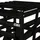 Skjul för sopkärl 84x90x128,5 cm svart massiv furu