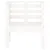 Produktbild 5 för Trädgårdsstolar 2 st vit 61,5x53x71 cm massiv furu