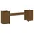 Produktbild 2 för Skrivbord honungsbrun 180x36x63 cm massiv furu