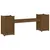 Produktbild 6 för Skrivbord honungsbrun 180x36x63 cm massiv furu