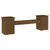 Produktbild 2 för Skrivbord honungsbrun 184,5x39,5x56,5 cm massiv furu