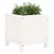 Produktbild 3 för Odlingslåda 40x40x39 cm vit massiv furu
