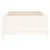 Produktbild 4 för Odlingslåda 82,5x82,5x39 cm vit massiv furu
