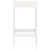 Produktbild 4 för Barstolar 2 st vit 40x36x75 cm massiv furu