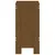 Produktbild 5 för Barstolar 2 st honungsbrun 40x36x75 cm massiv furu