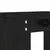 Produktbild 7 för Barstolar 2 st svart 40x36x75 cm massiv furu