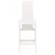 Produktbild 4 för Barstolar 2 st vit 40x42x120 cm massiv furu