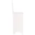 Produktbild 5 för Barstolar 2 st vit 40x42x120 cm massiv furu