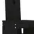 Produktbild 7 för Barstolar 2 st svart 40x42x120 cm massiv furu