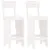 Produktbild 2 för Barpallar 2 st vit 40x48,5x115,5 cm massiv furu