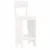 Produktbild 3 för Barpallar 2 st vit 40x48,5x115,5 cm massiv furu