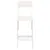 Produktbild 4 för Barpallar 2 st vit 40x48,5x115,5 cm massiv furu