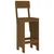 Produktbild 3 för Barpallar 2 st honungsbrun 40x48,5x115,5 cm massiv furu