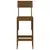 Produktbild 4 för Barpallar 2 st honungsbrun 40x48,5x115,5 cm massiv furu