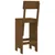Produktbild 6 för Barpallar 2 st honungsbrun 40x48,5x115,5 cm massiv furu