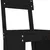 Produktbild 7 för Barpallar 2 st svart 40x48,5x115,5 cm massiv furu