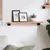 Produktbild 2 för Vägghylla ljusbrun 60x10x2 cm behandlad massiv ek