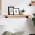 Produktbild 2 för Vägghylla ljusbrun 60x10x4 cm behandlad massiv ek