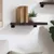 Produktbild 2 för Bordsskiva mörkgrå 40x20x4 cm behandlad massiv ek
