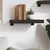 Produktbild 2 för Bordsskiva mörkgrå 40x20x6 cm behandlad massiv ek