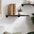 Produktbild 2 för Hyllplan mörkgrå 40x40x2 cm behandlad massiv ek