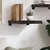 Produktbild 2 för Hyllplan mörkgrå 40x40x6 cm behandlad massiv ek