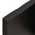 Produktbild 4 för Hyllplan mörkgrå 80x40x6 cm behandlad massiv ek