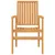 Produktbild 4 för Stapelbara trädgårdsstolar 2 st 56,5x57,5x91 cm massiv teak