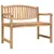Produktbild 2 för Trädgårdsbänk 114x59x87 cm massiv teak