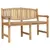 Produktbild 2 för Trädgårdsbänk 149,5x60x90 cm massiv teak