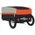 Produktbild 8 för Cykelvagn svart och orange 30 kg järn